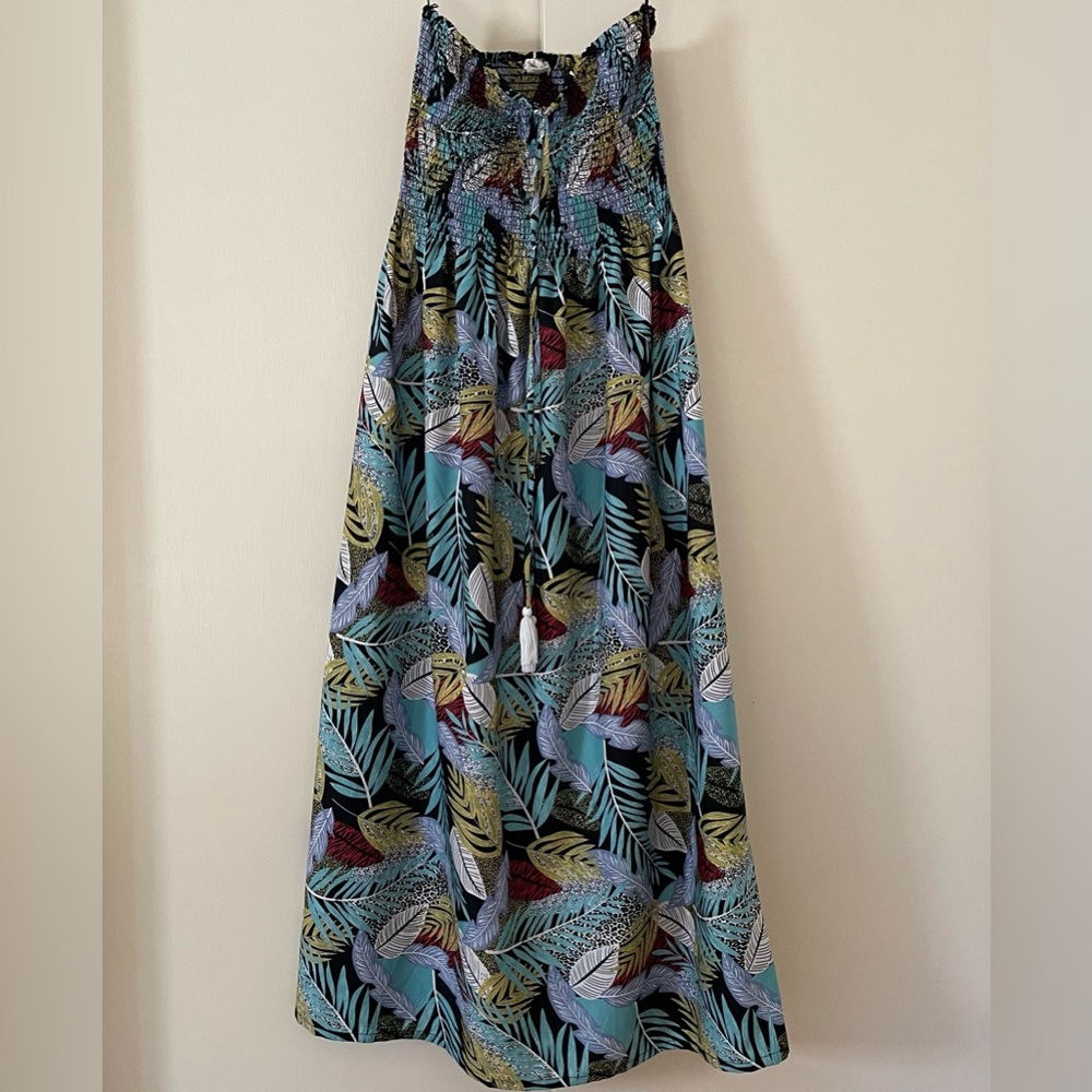 Gypsie Blu strapless maxi dress